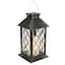 Hastings Home Solar Powered Lantern Hanging or Tabletop Water Resistant LED Pillar Candle Lamp, Indoors or Outdoors 375915QFO - alternate 3